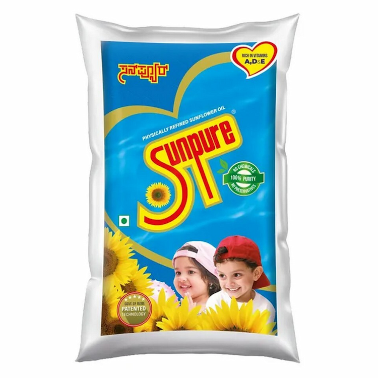 Sunpure Refined Sunflower Oil 1Lts