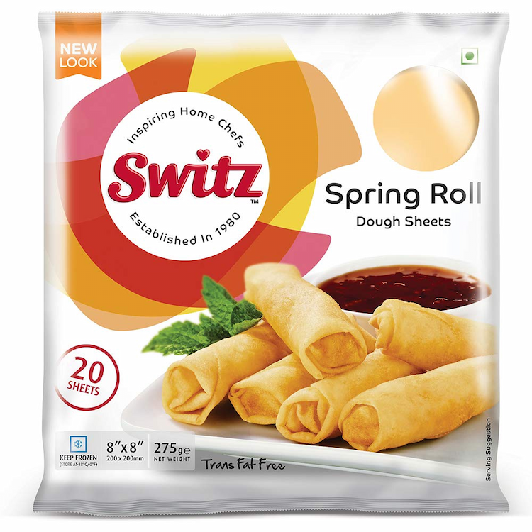 Switz Spring Roll Sheets 20's 8 x 8 275g