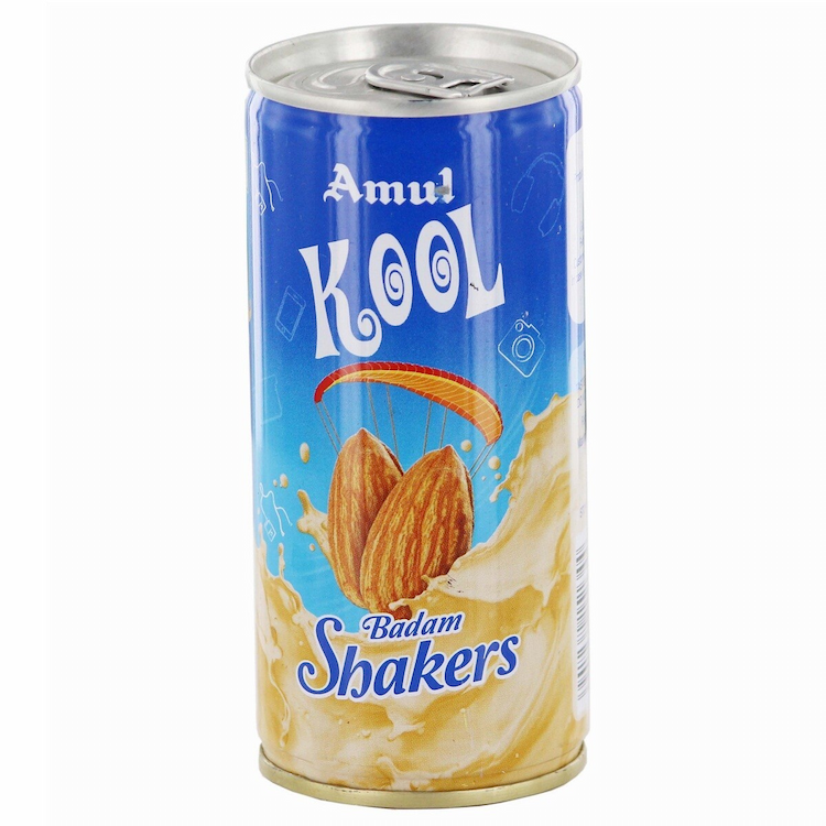 Amul Kool Badam Shakers Can 200Ml