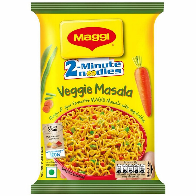 Maggi 2-Minute Noodles Veggie Masala 62G