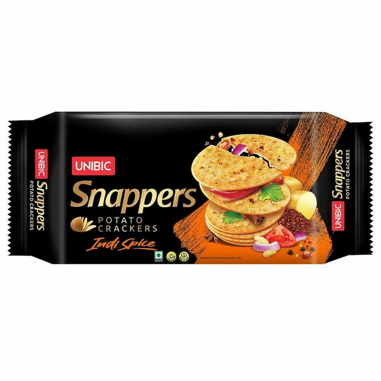 Unibic Snapper Indi Spice Crakers 75G