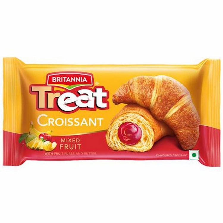 Britannia Treat Croissant Mixed fruit 47G 20Pk