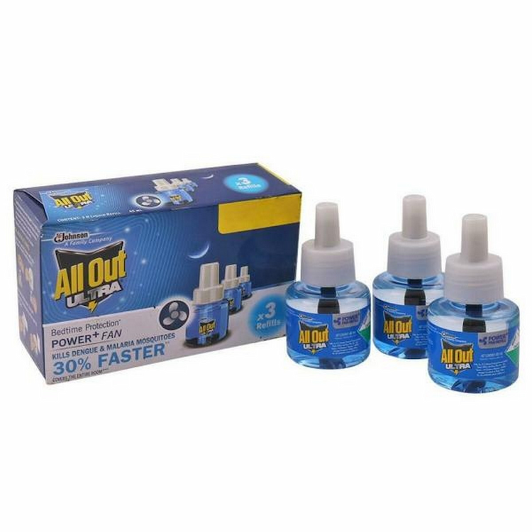 All Out Ultra Power Fan+3 Refill 45Ml