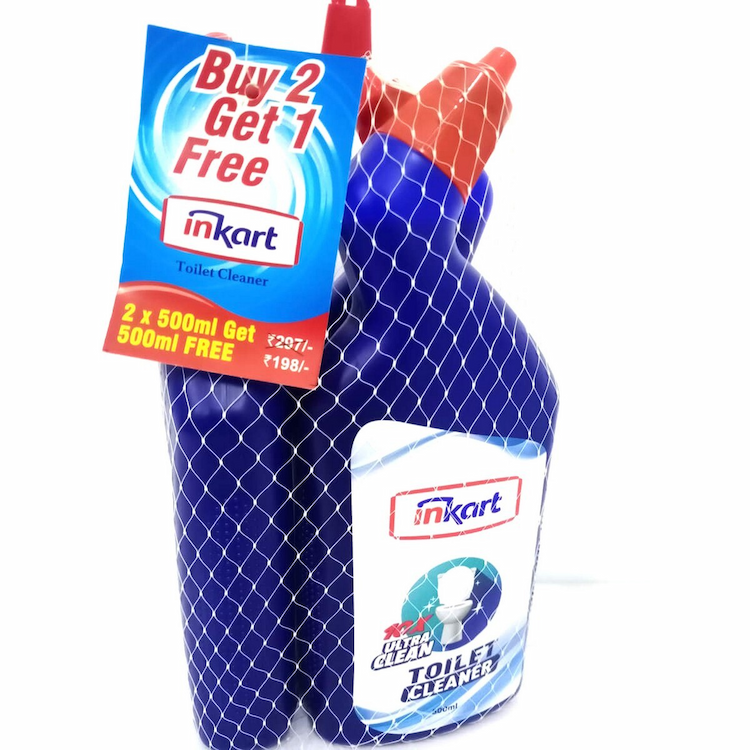 Lulu Inkrt Toilet Cleaner 500ml 2+1Free