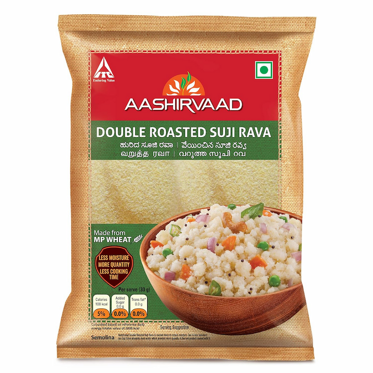 Aashirvaad Double Roasted Suji Rava 1Kg