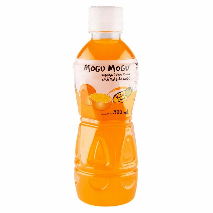 Mogu Mogu Orange Juice Nata De Coco 300ml