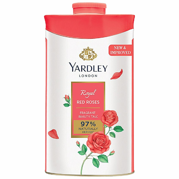 Yardley Talc Red Roses 100g