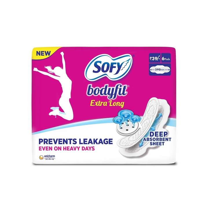 Sofy Bodyfit Xlarge Sanitary Pad 6s