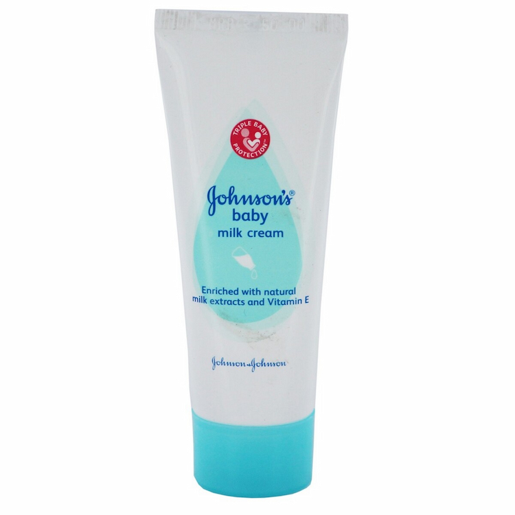 Johnson & Johnson Baby Milk Cream Vitamin A & E 100g