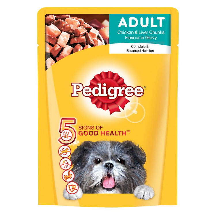 Pedigree Dog Food Chicken Chunks Ingravy Adult 70G