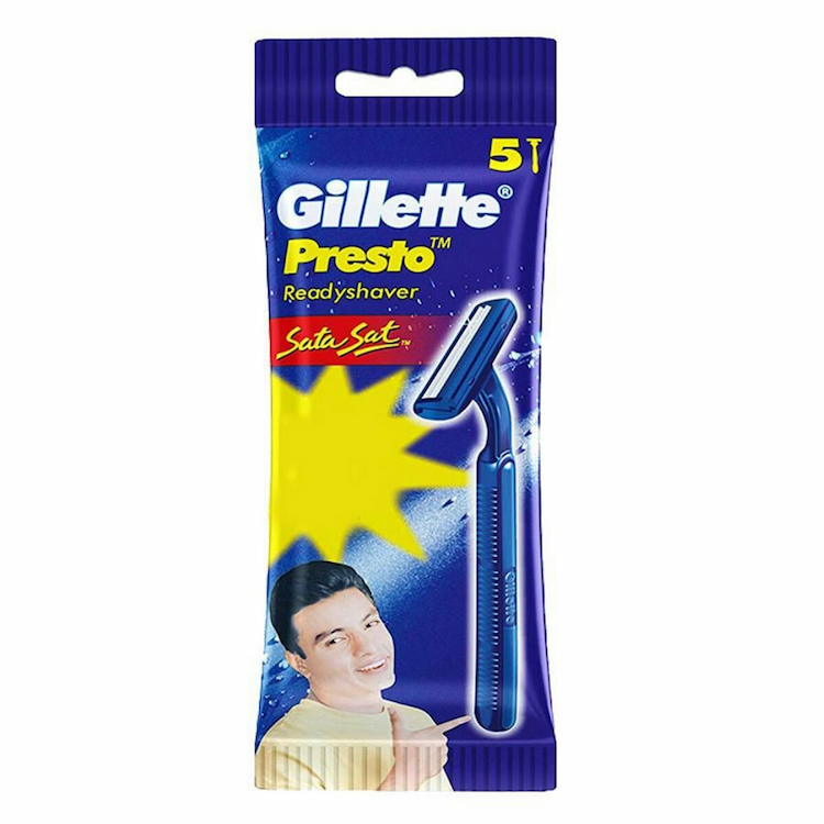 Gillette Disposible Razor Presto International 5s