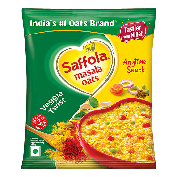 Saffola Oats Masala Veggie Twist 38G