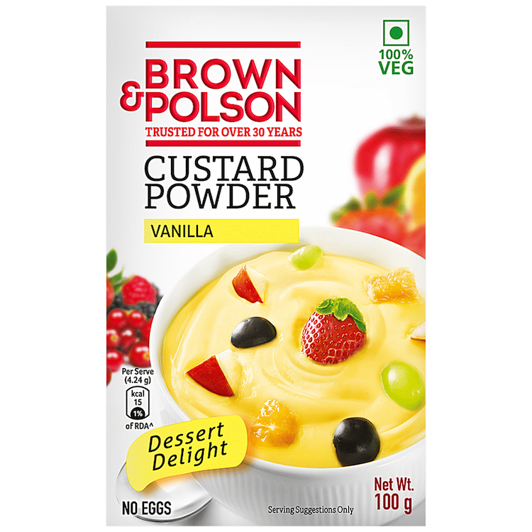 Brown & Polson Custard Powder Vanilla 100g