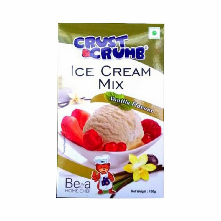 Crust N Crumb Ice Cream Mix Vanilla 100g