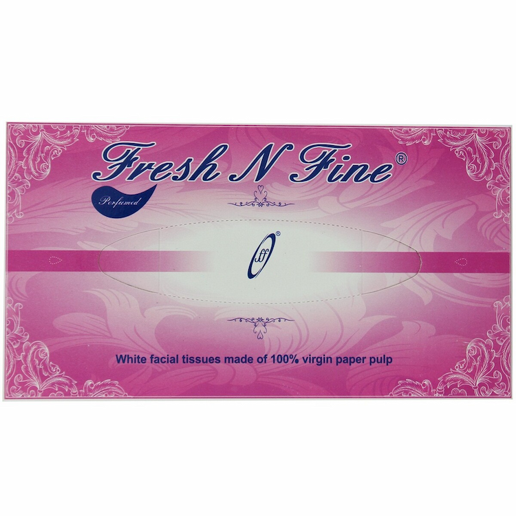 Fresh N Fine Facial Tissue Perfumed Assorted Pack 100'S X 2 Ply