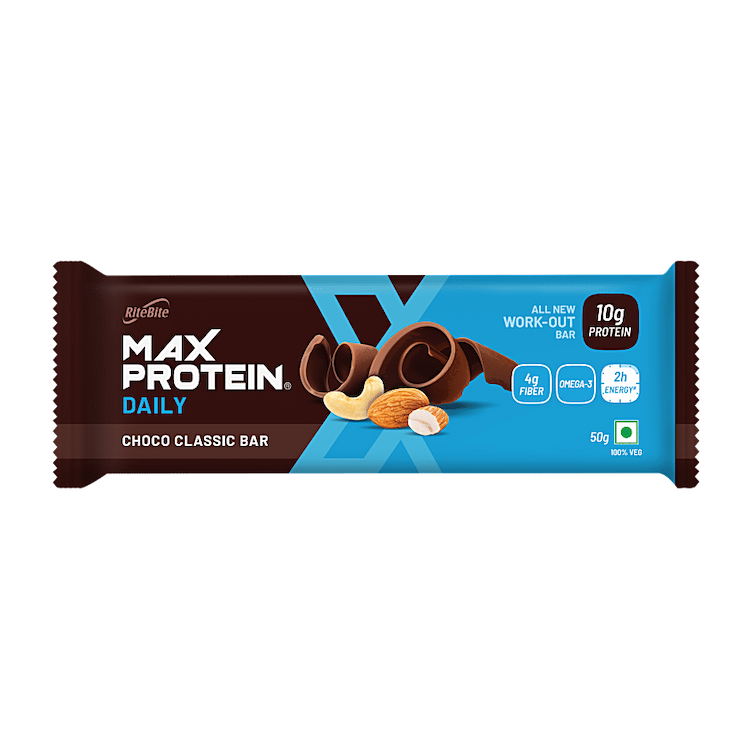 Rite Bite Work-Out Choco Classic Nutrition Bar 50g