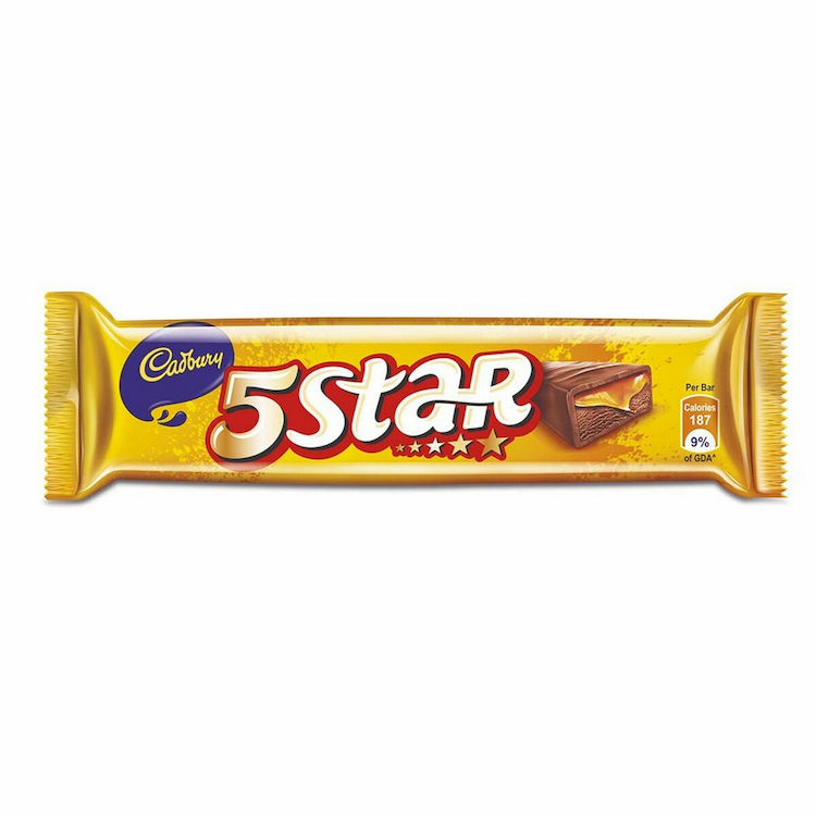 Cadbury 5 Star Chocolate 38G