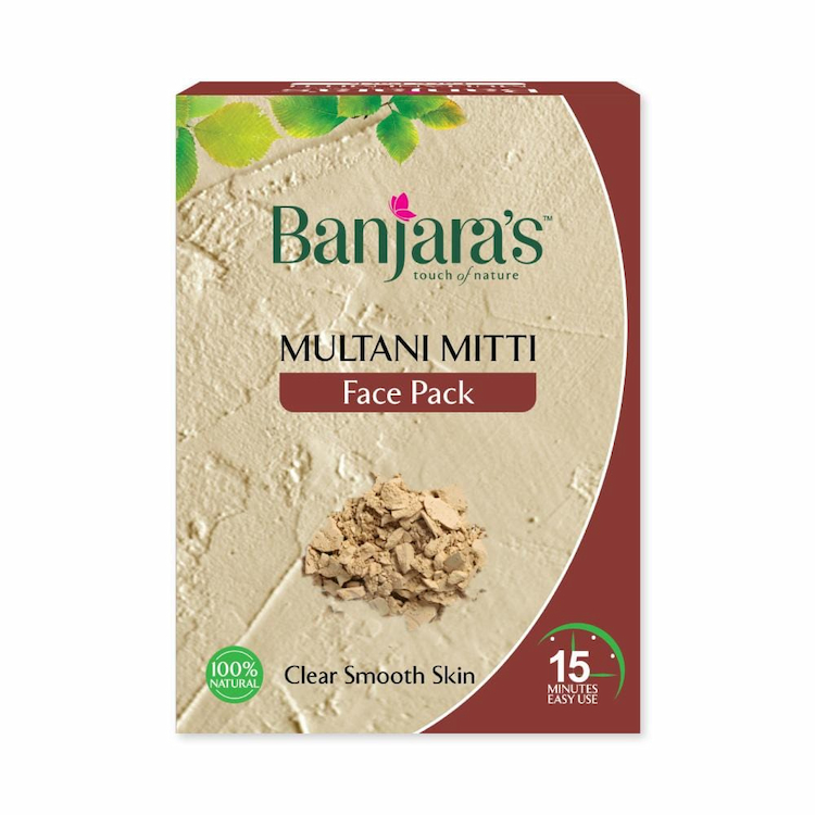 Banjaras Face Pack Multani Mitti 100g