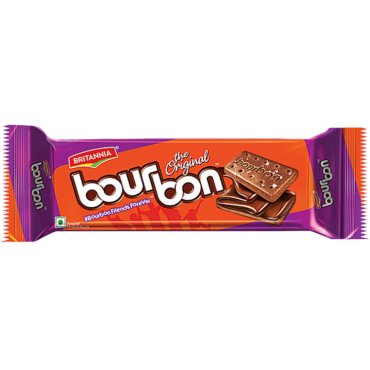 Britannia Bournbon Creme Biscuits 100G