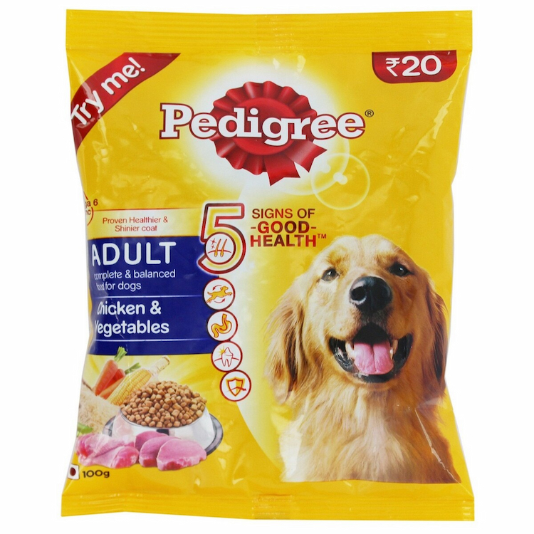 Pedigree Dog Food Chicken & Vegetables Adult 90G