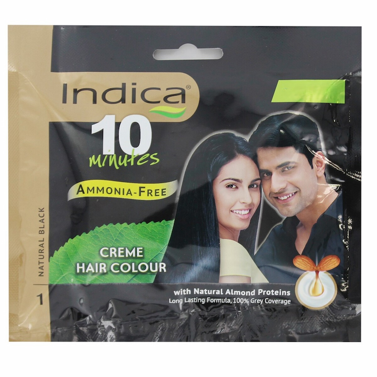 Indica Hair Colour 10 Minutes Natural Black 25Ml