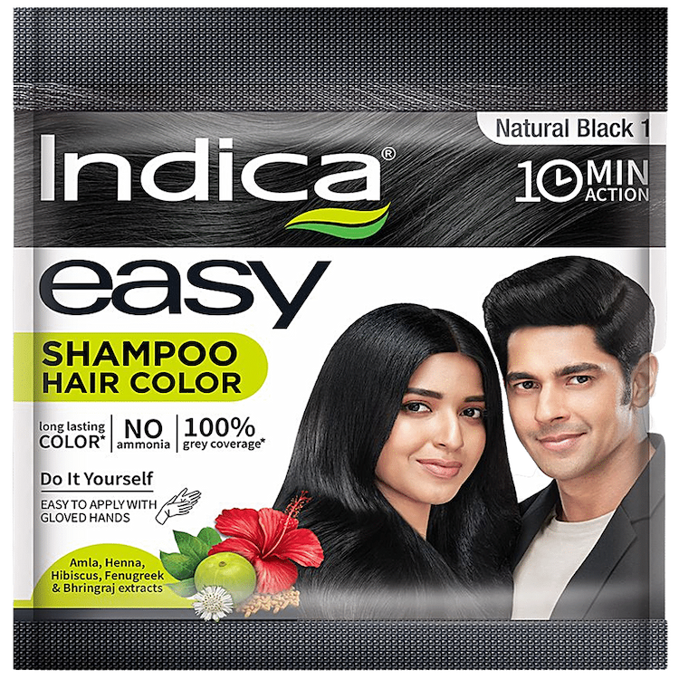 Indica Hair Colour Easy Black 25ml