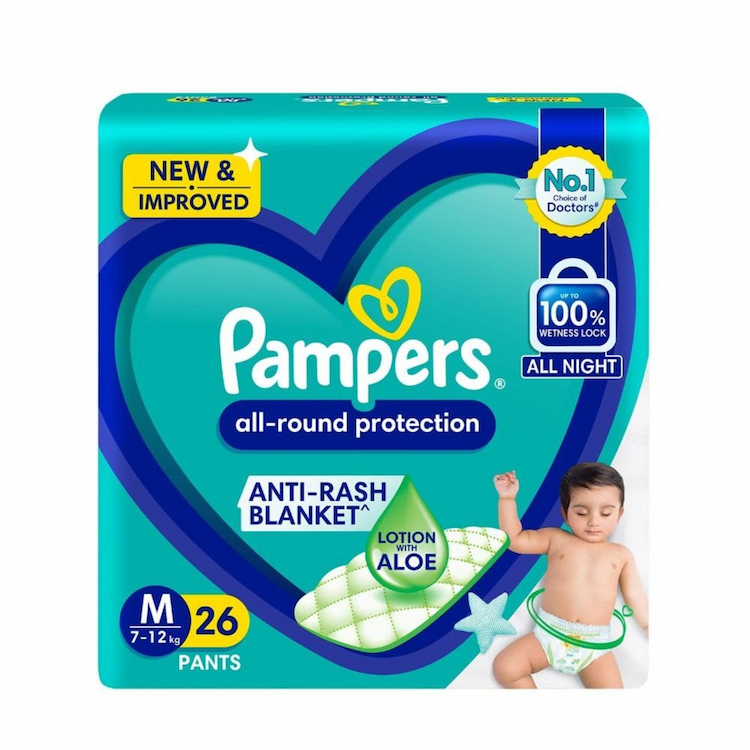 Pampers Diaper Pants Medium 7-12Kg 22S