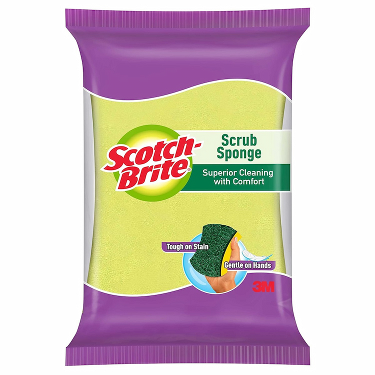 Scotch Brite Sponge Scrub 10 x 6 cm 1 Unit