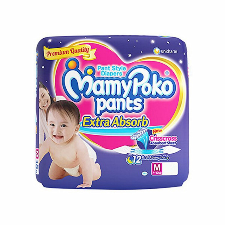 MamyPoko Diapers Medium 7 12kg 14s