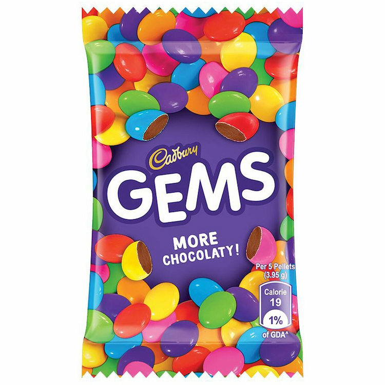 Cadbury Gems Chocolate Pouch 7.9G