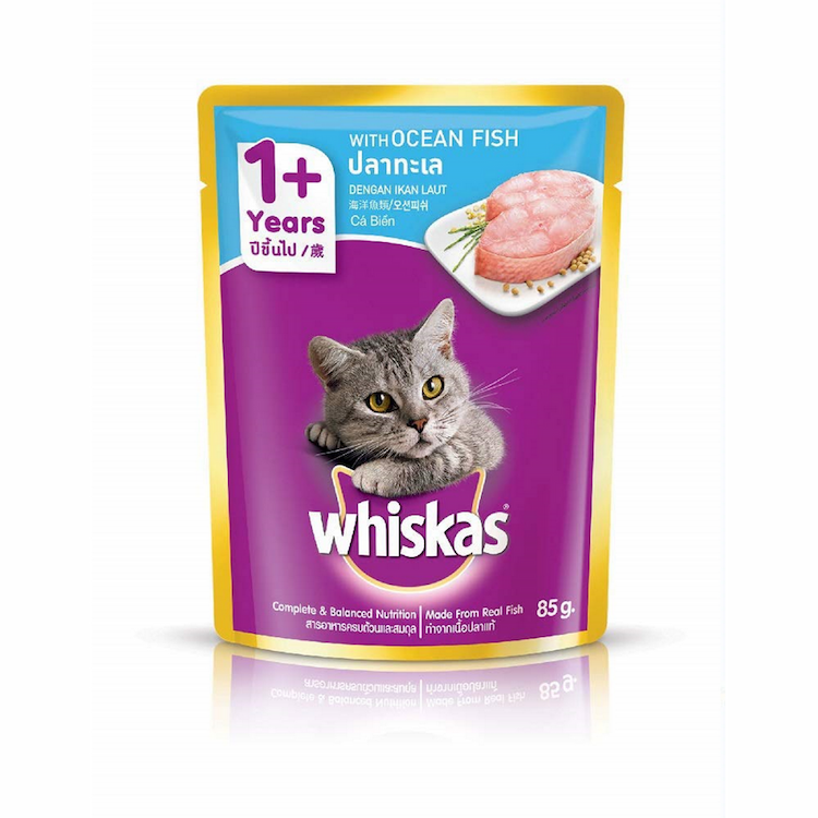 Whiskas Pet Food Adult Ocean Fish 80G