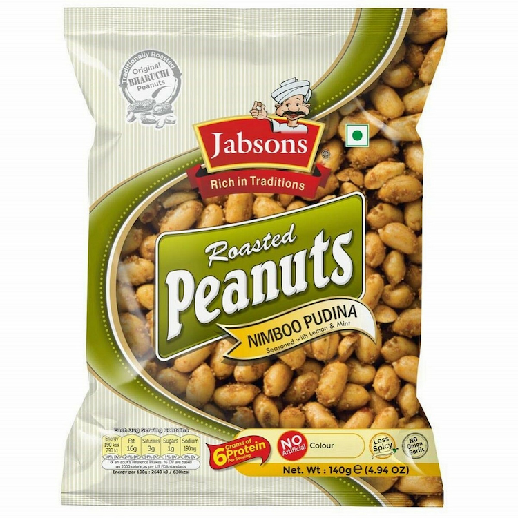 Jabsons Peanut Nimboo Pudina 140g