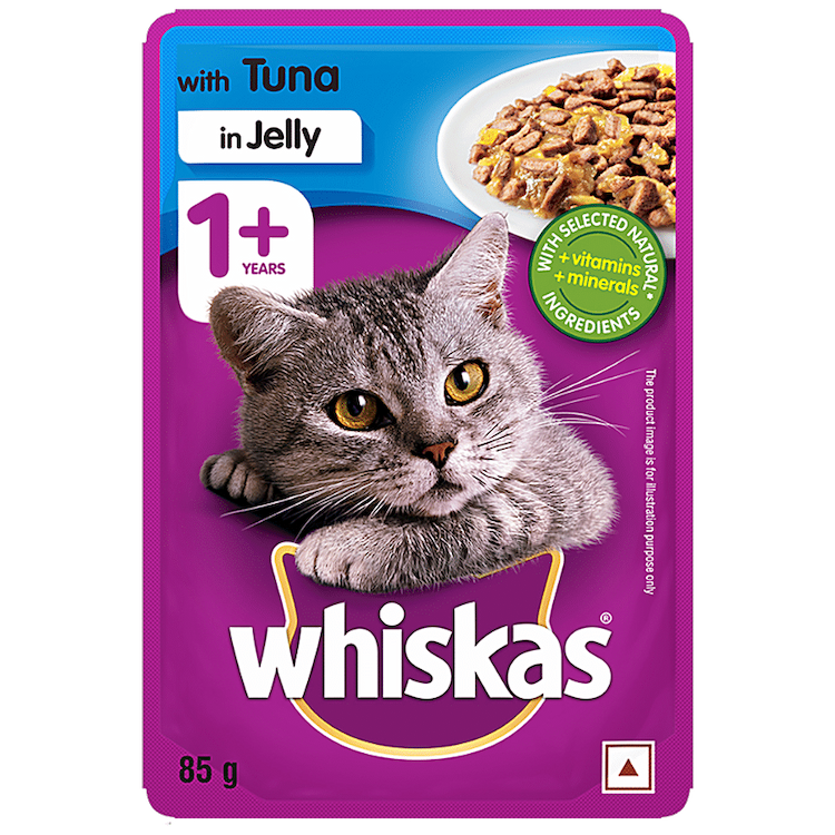 Whiskas Pet Food Tuna in Jelly 85g