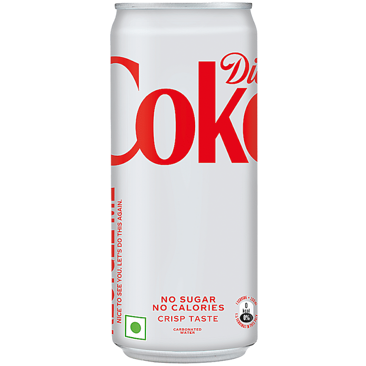 Coca Cola Soft Drink Diet Coke Can 300ml