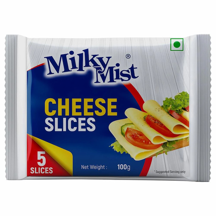 Milky Mist Cheese Slices 100g