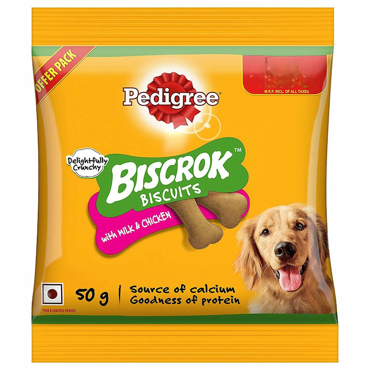 Pedigree Biscrok With Milk & Chicken 50g