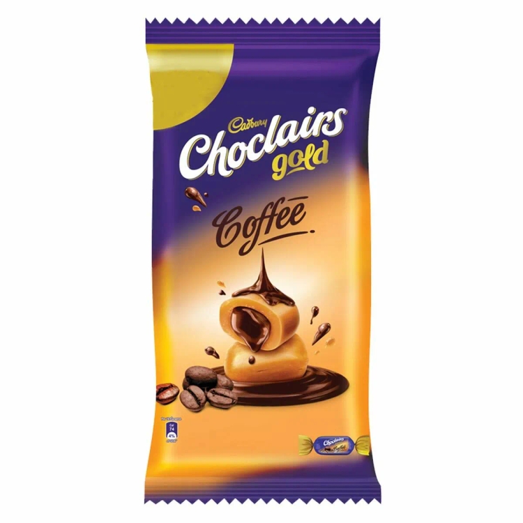 Cadbury Choclairs Gold Coffee Chocolate 100 Unit