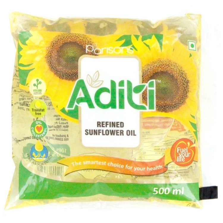 Aditi Sunflower Oil 500Ml