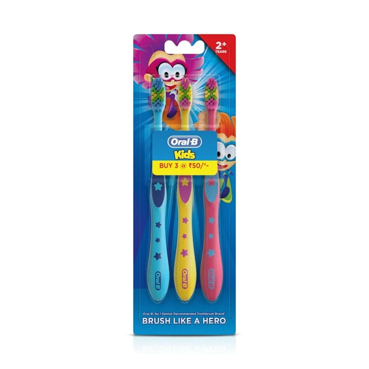 Oral B Tooth Brush Kids Value Pack 3s