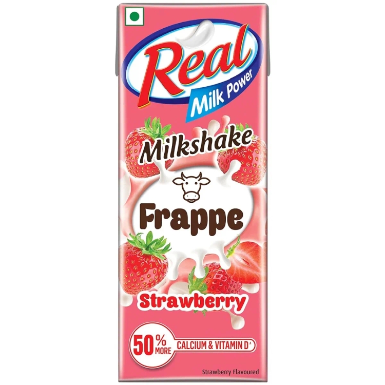 Real Milkshake Strawberry 180ml