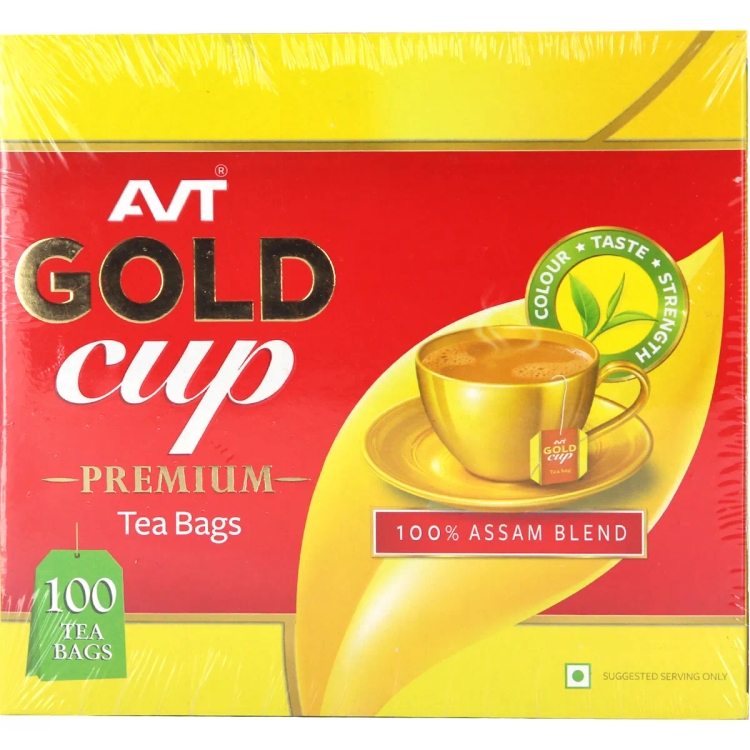 AVT Gold Cup Sugar Free Tea Bag 100s