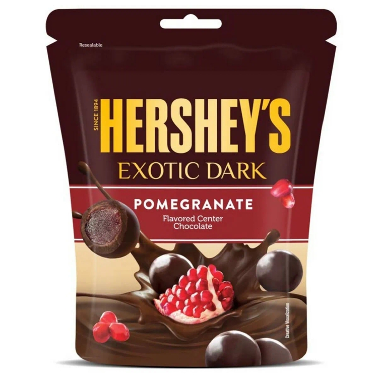 Hersheys Dark Chocolate Pomegranate 100g