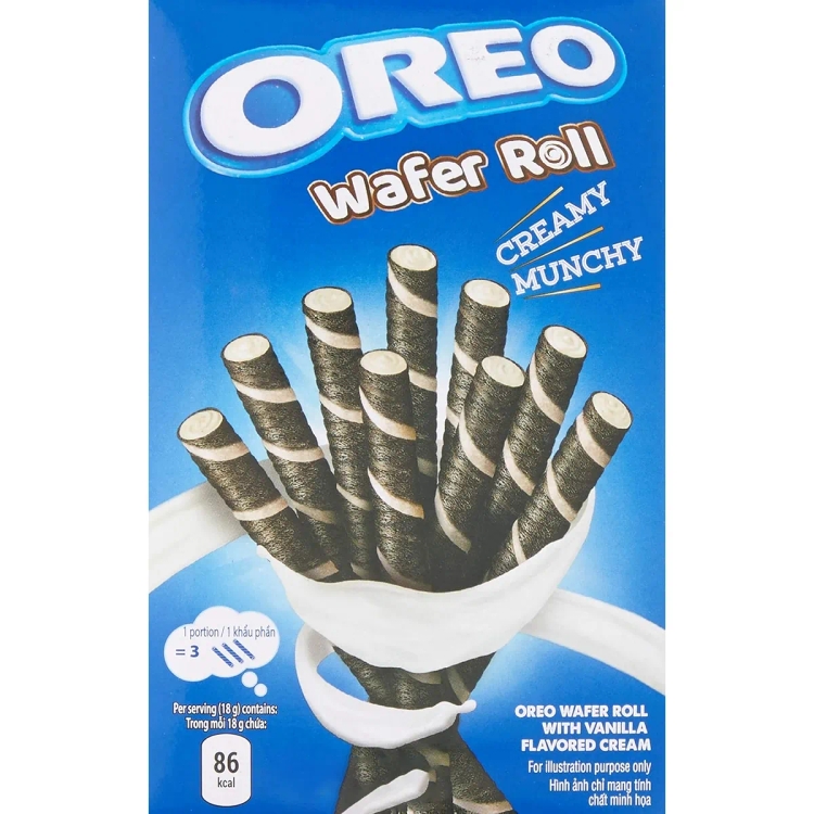Oreo Vanilla Wafer Roll 54G