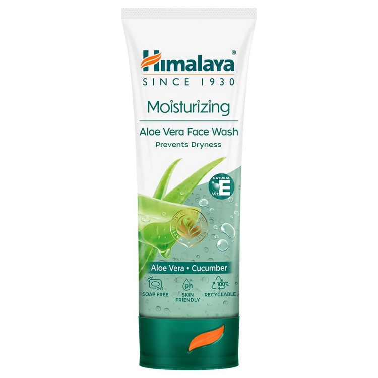 Himalaya Face Wash Moisturising Aloevera 50Ml