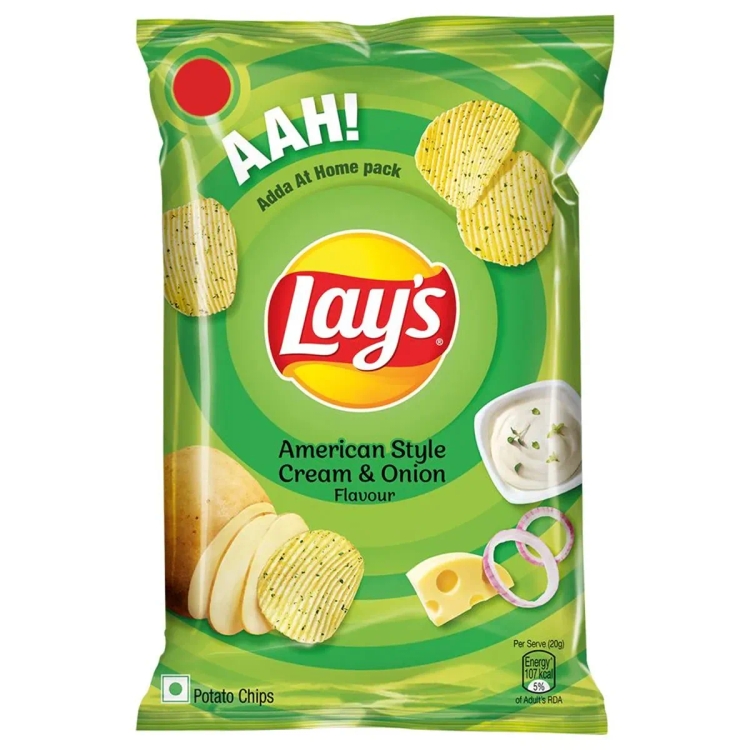 Lays American Style Cream & Onion 143g
