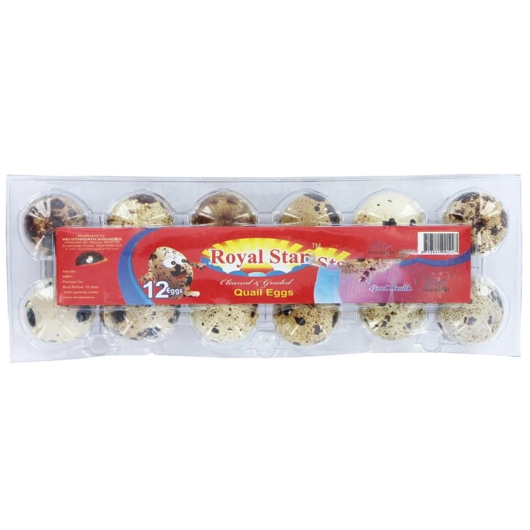 Royal Star Quail Eggs 12s