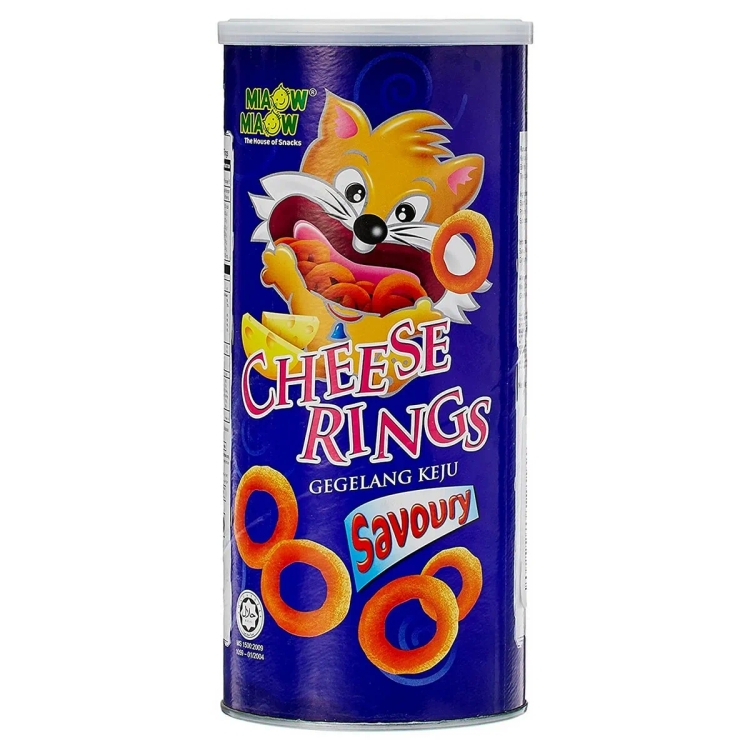 Miaow Miaow Cheese Rings 125gm