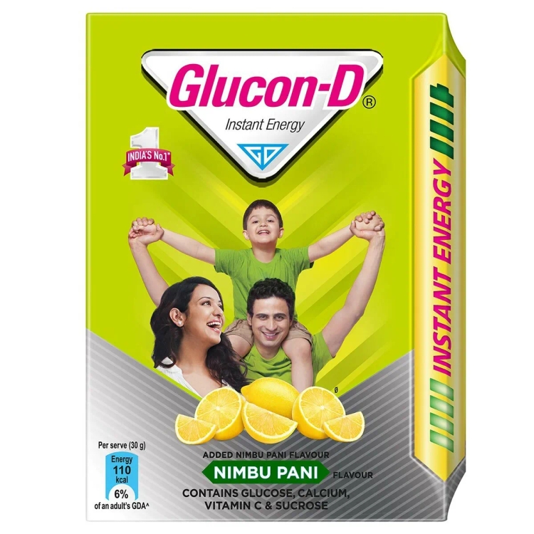 GLUCON D Glucose Powder Lime Ceka 200gm
