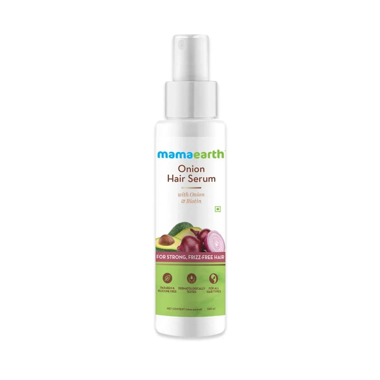Mamaearth Hair Serum Onion Frizz-Free 100Ml