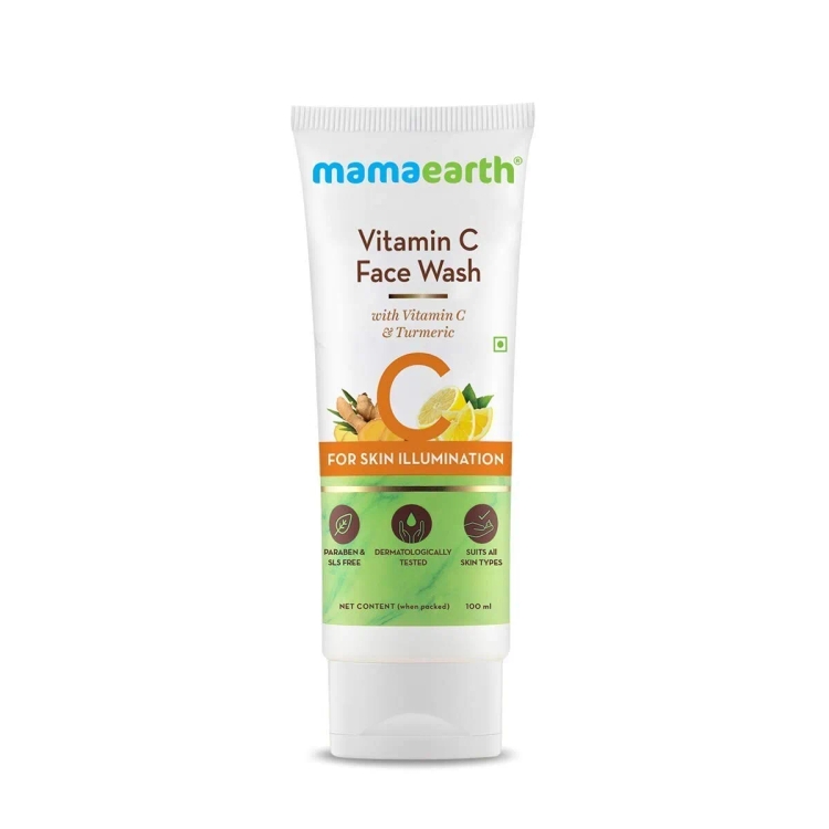 Mamaearth Face Wash Turmeric Skin Illumination 100ml